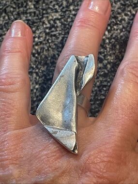 NEW Anne-Marie Chagnon Large Pewter Ring